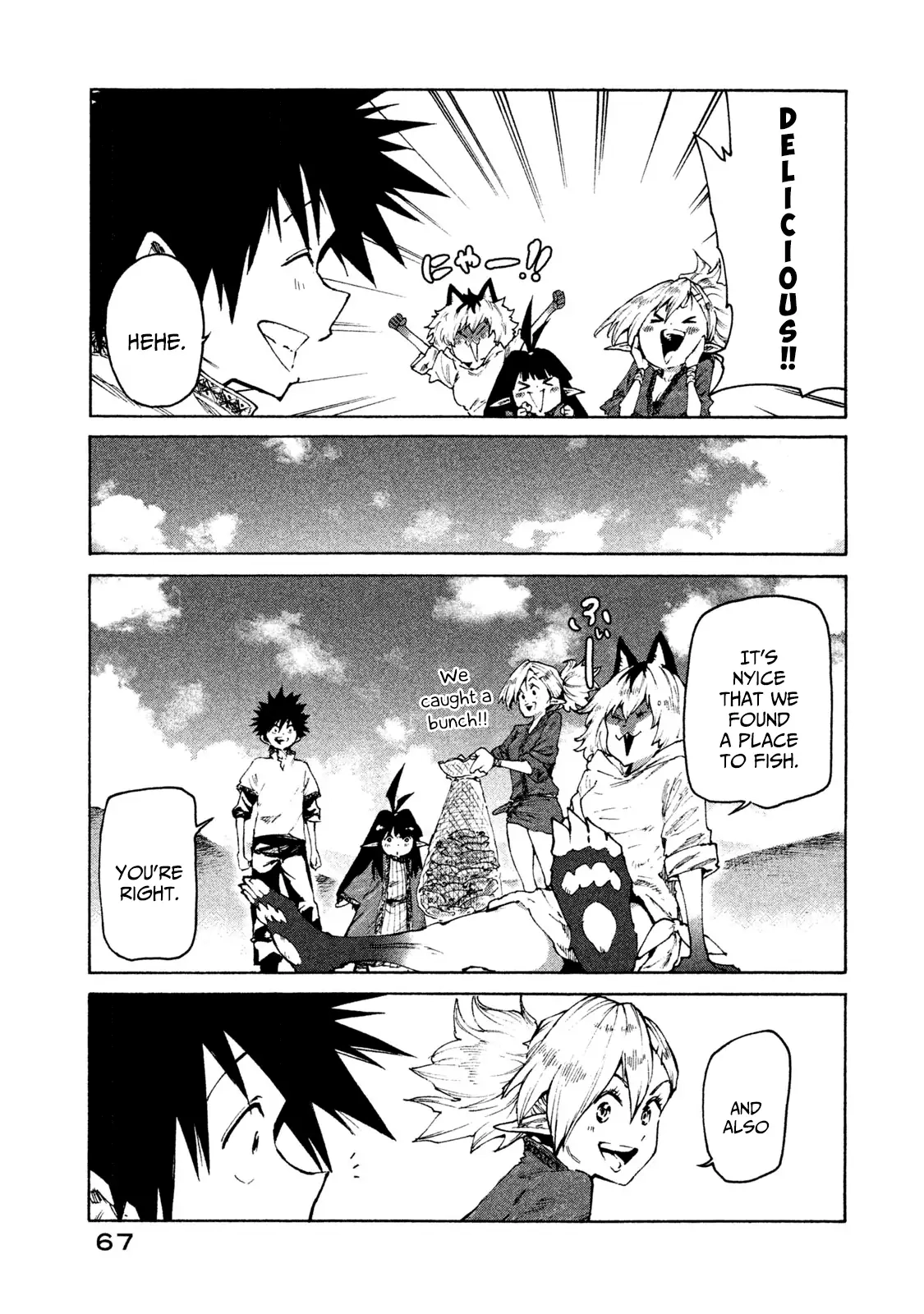 Mazumeshi Elf to Yuuboku gurashi Chapter 27 page 19 - 