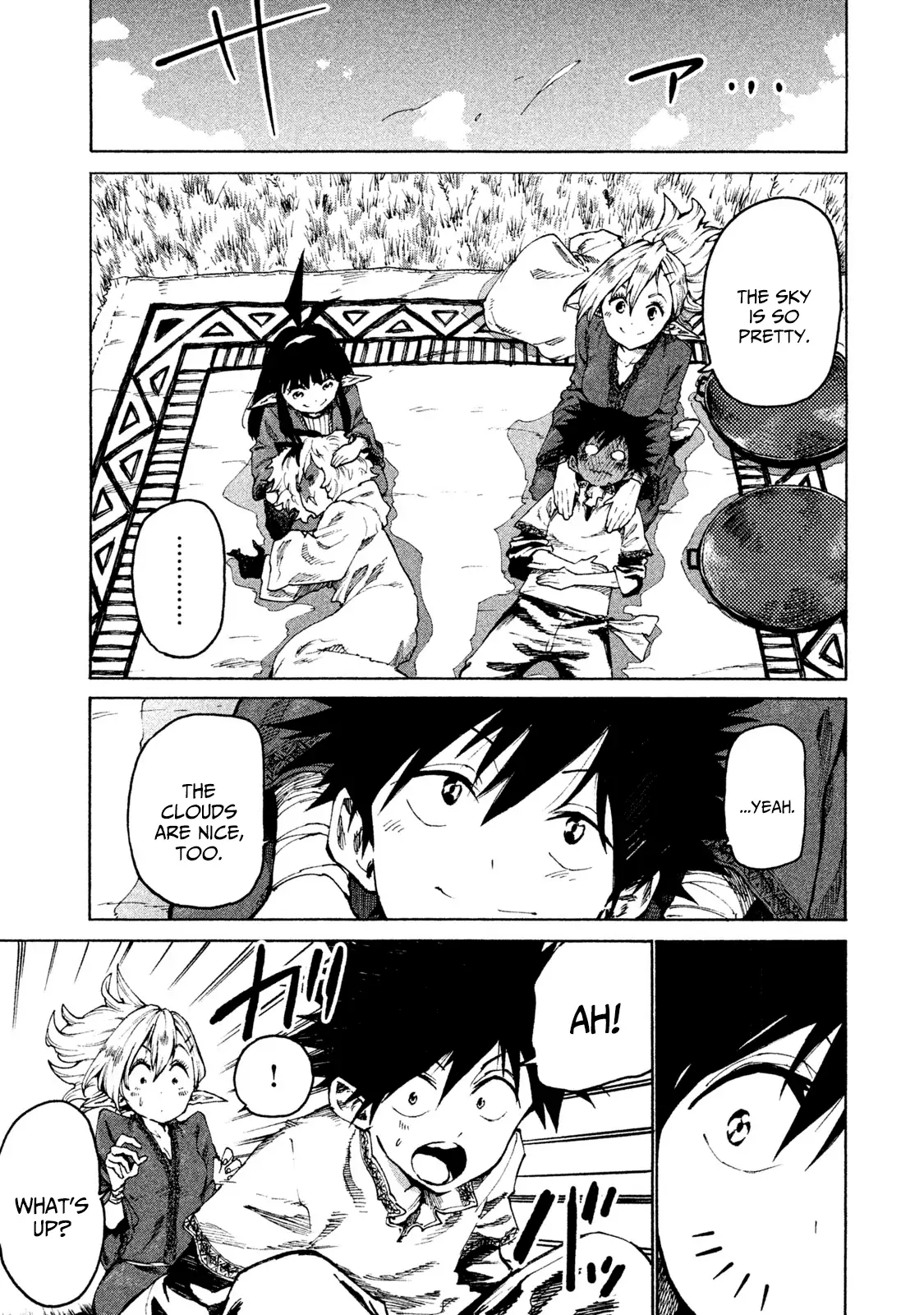 Mazumeshi Elf to Yuuboku gurashi Chapter 27 page 7 - 