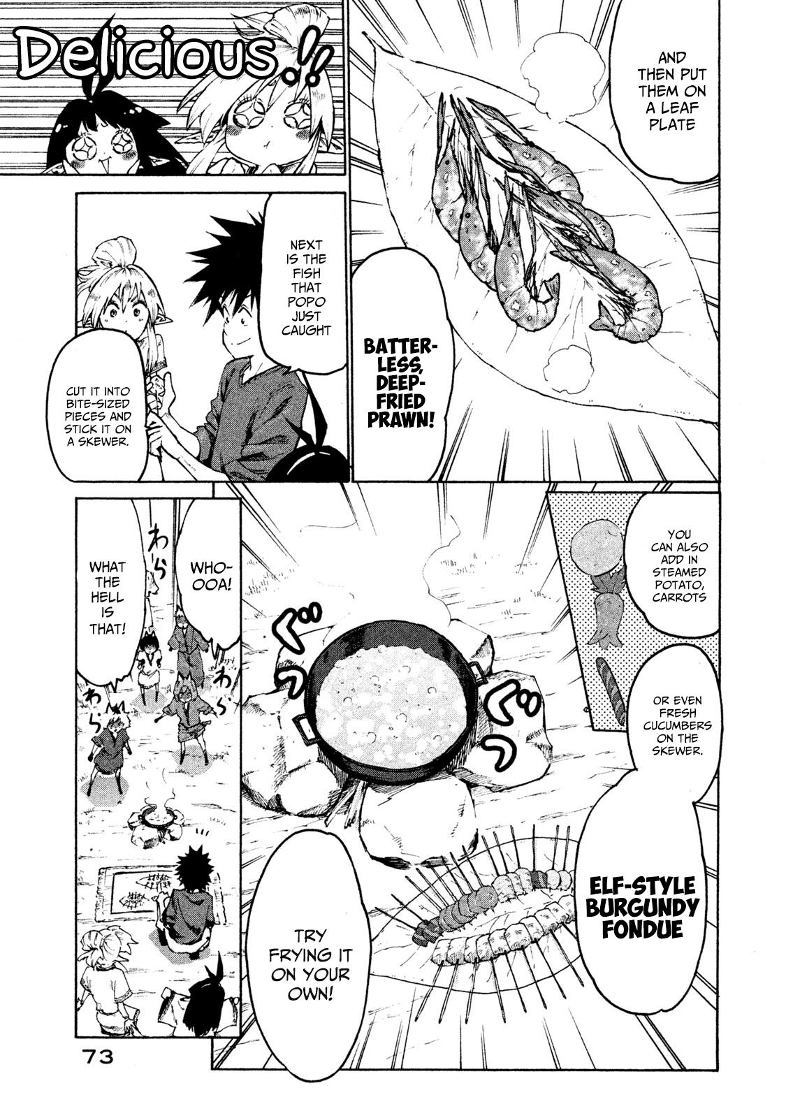 Mazumeshi Elf to Yuuboku gurashi Chapter 28 page 5 - 