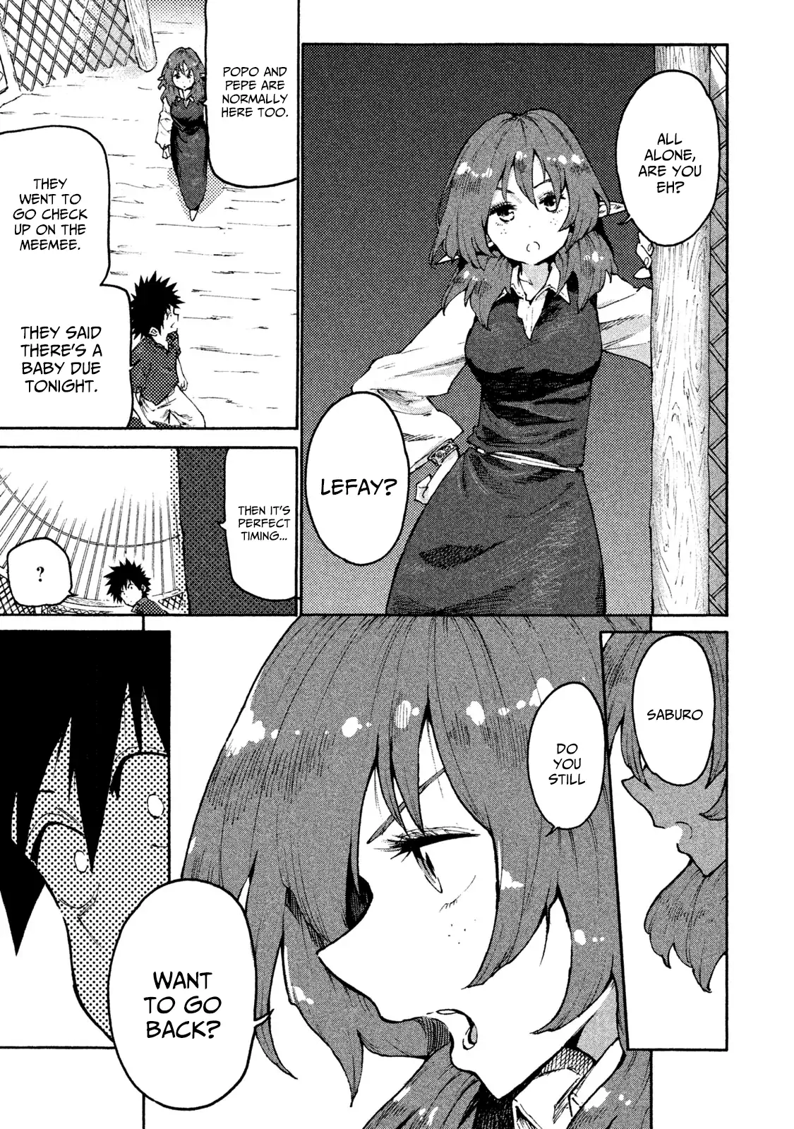 Mazumeshi Elf to Yuuboku gurashi Chapter 30 page 5 - 