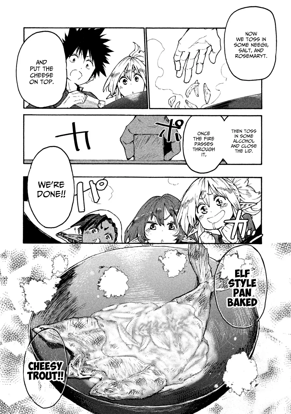 Mazumeshi Elf to Yuuboku gurashi Chapter 32 page 14 - 