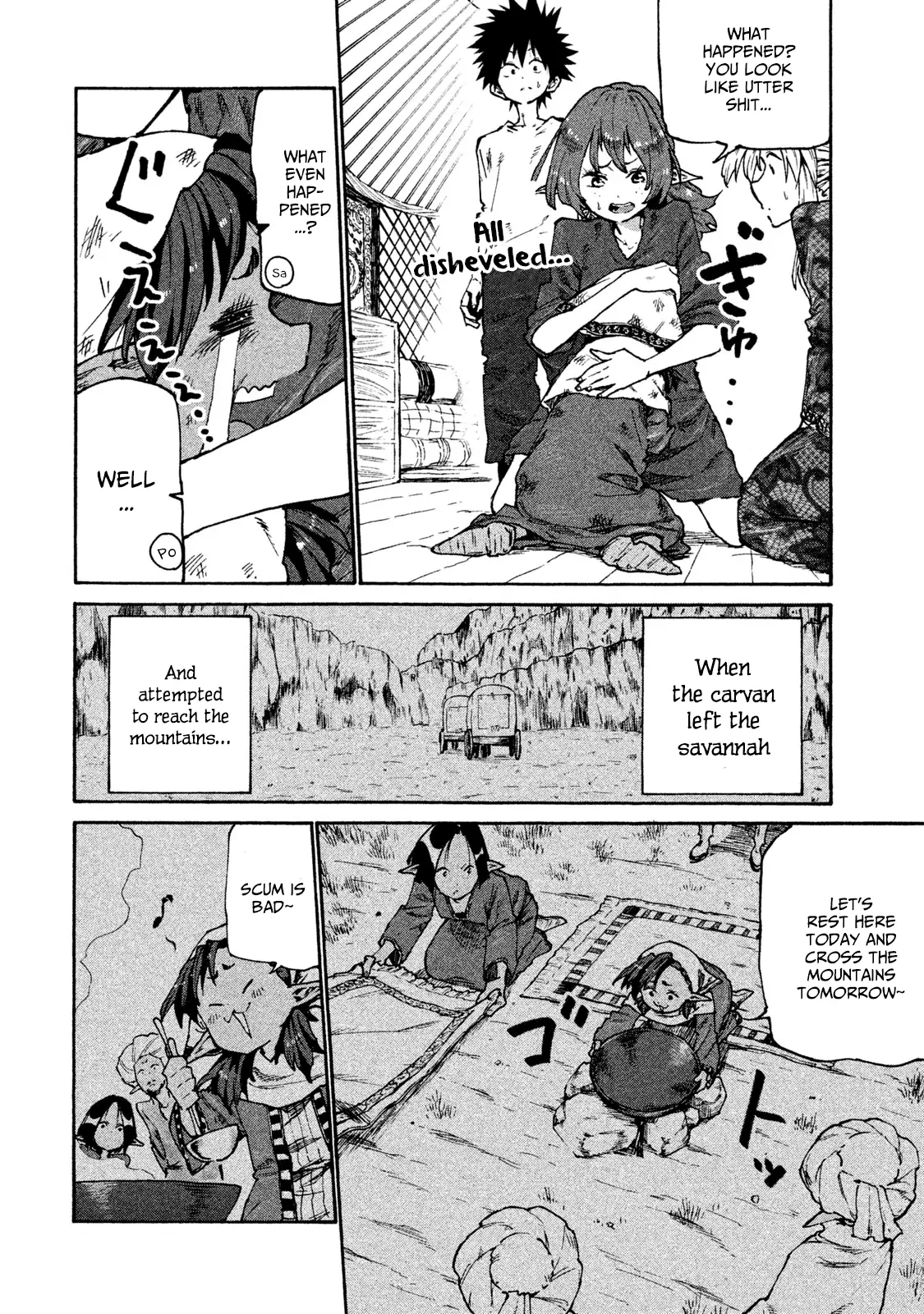 Mazumeshi Elf to Yuuboku gurashi Chapter 32 page 6 - 