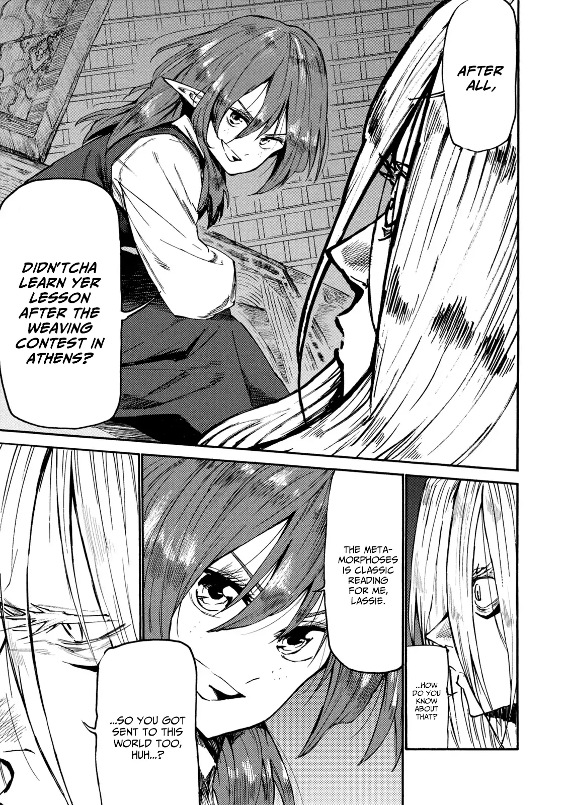 Mazumeshi Elf to Yuuboku gurashi Chapter 34 page 13 - 