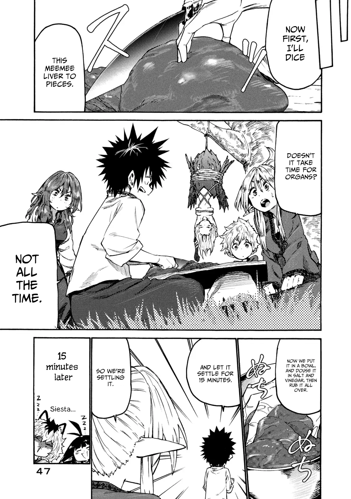 Mazumeshi Elf to Yuuboku gurashi Chapter 34 page 21 - 