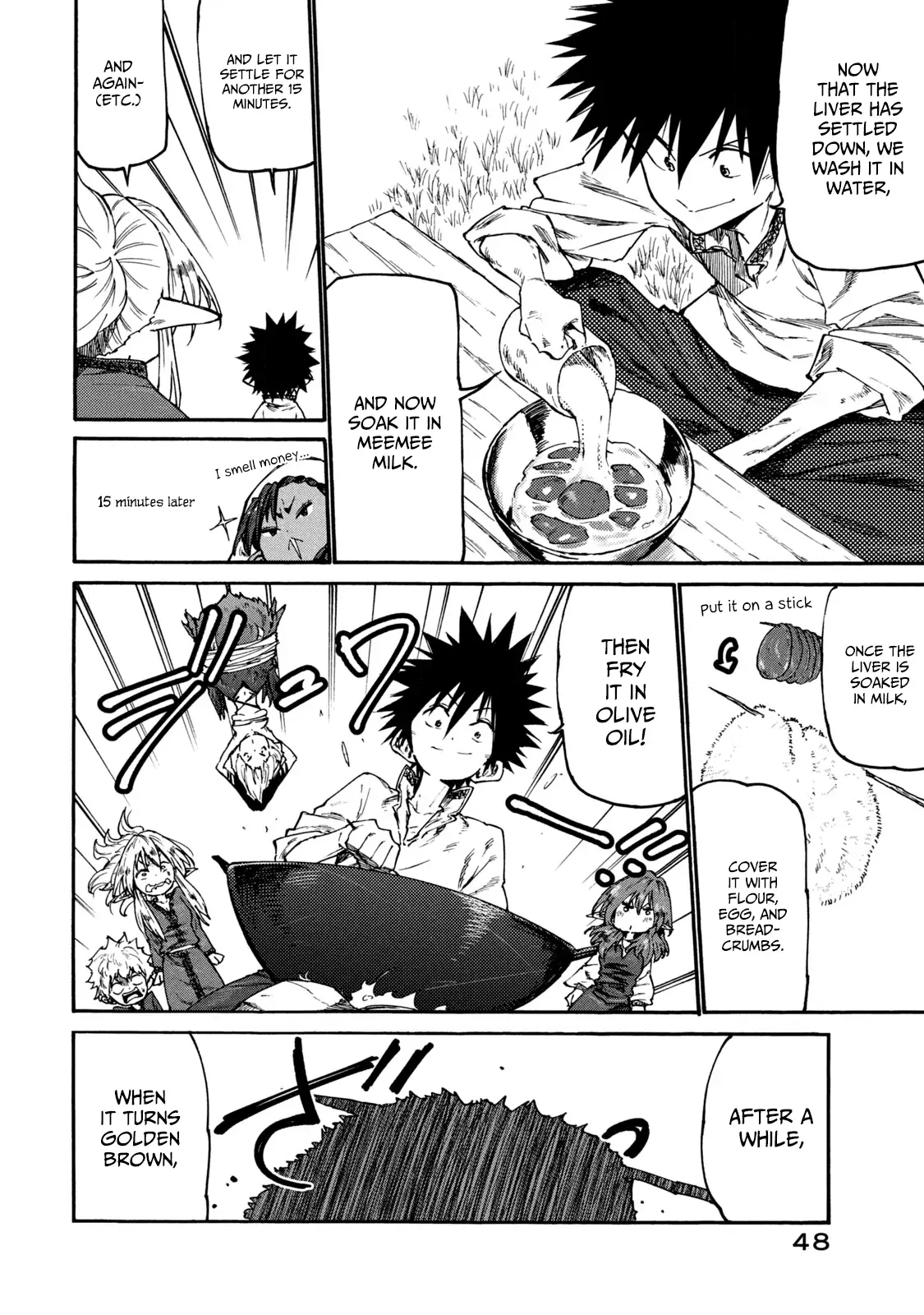 Mazumeshi Elf to Yuuboku gurashi Chapter 34 page 22 - 