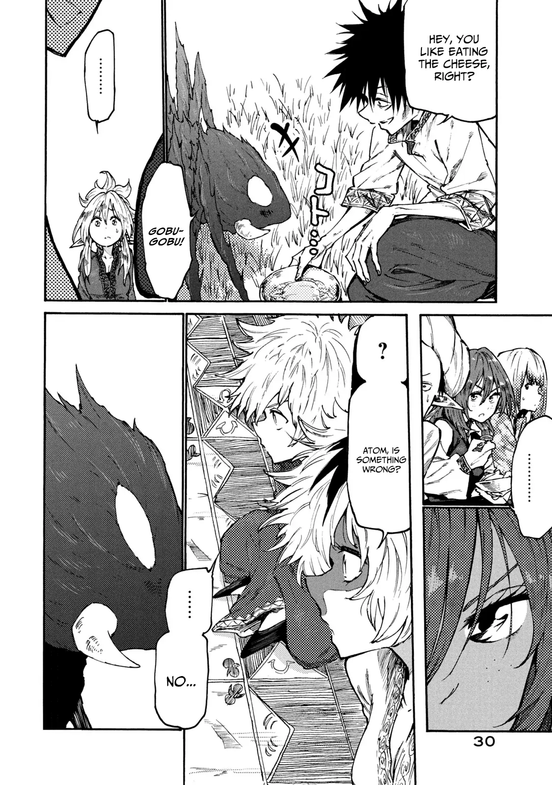 Mazumeshi Elf to Yuuboku gurashi Chapter 34 page 4 - 