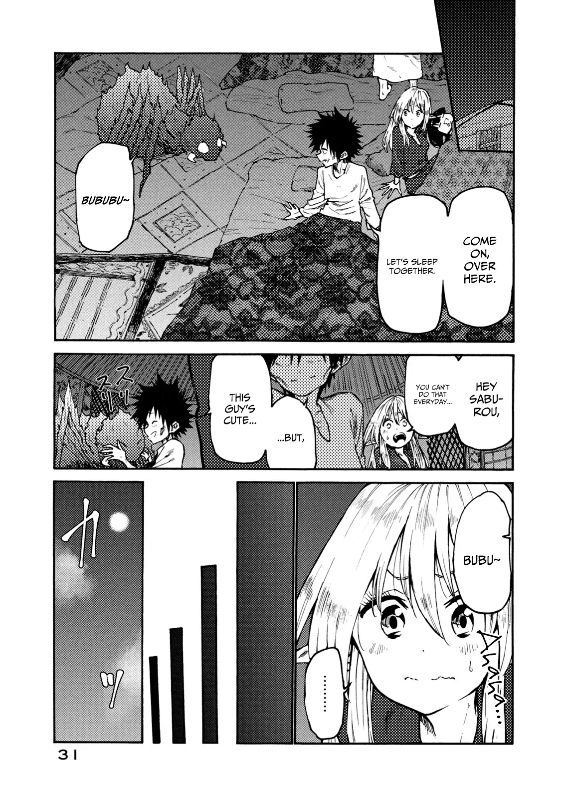 Mazumeshi Elf to Yuuboku gurashi Chapter 34 page 5 - 