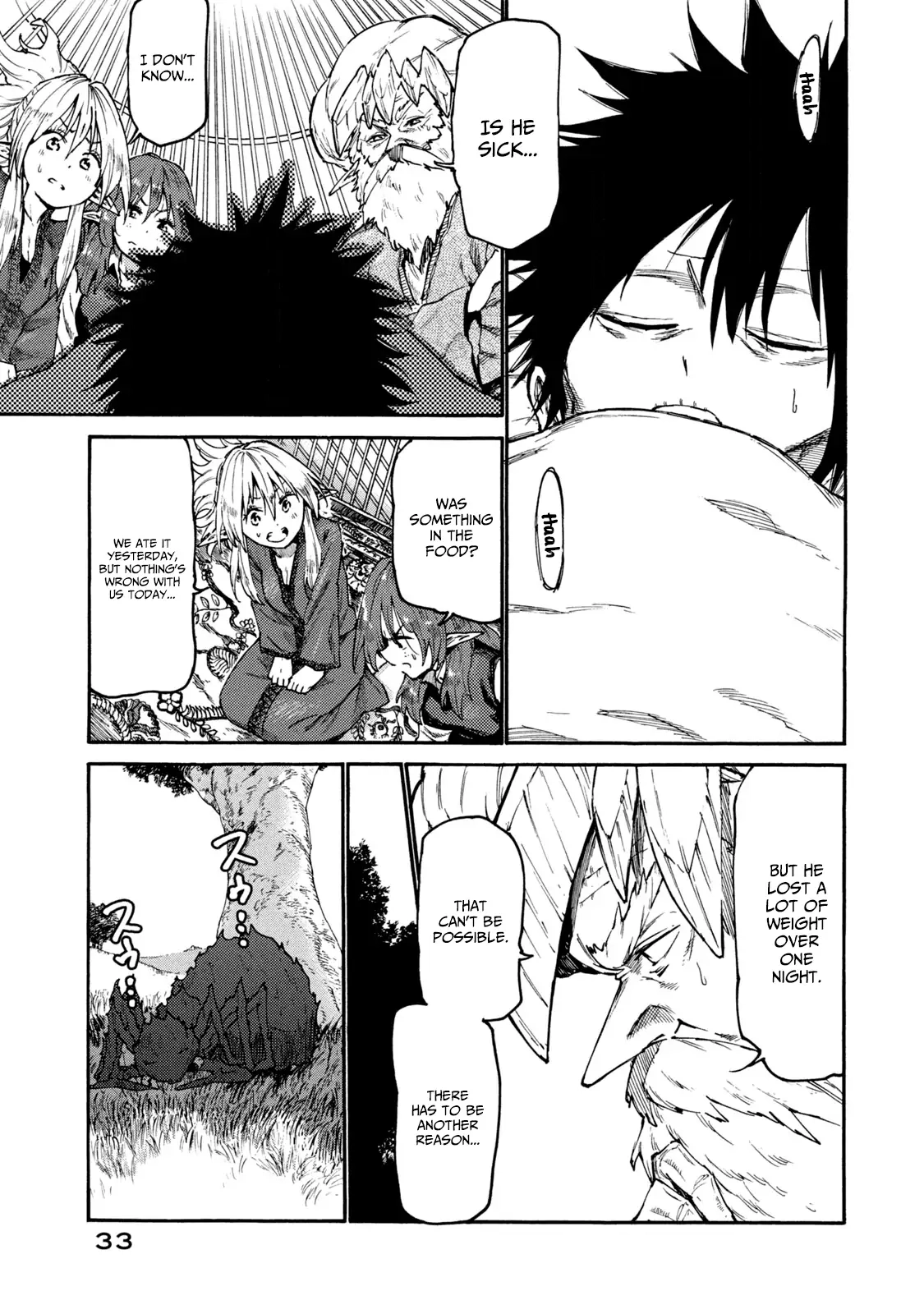 Mazumeshi Elf to Yuuboku gurashi Chapter 34 page 7 - 