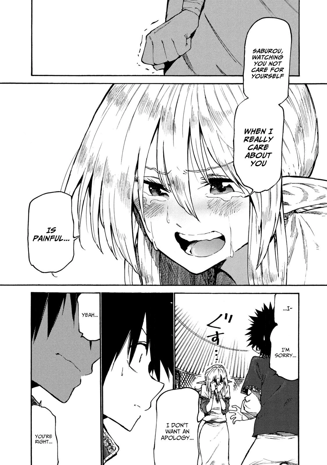 Mazumeshi Elf to Yuuboku gurashi Chapter 35 page 9 - 