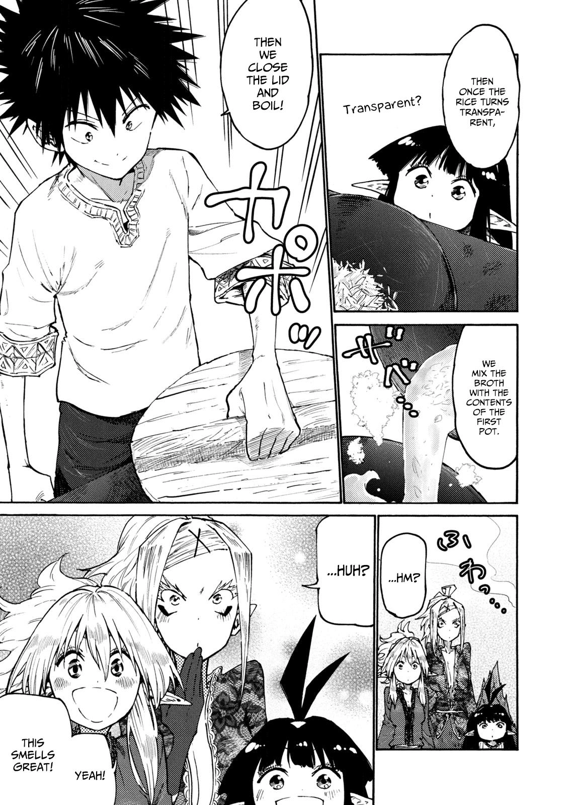 Mazumeshi Elf to Yuuboku gurashi Chapter 36 page 13 - 