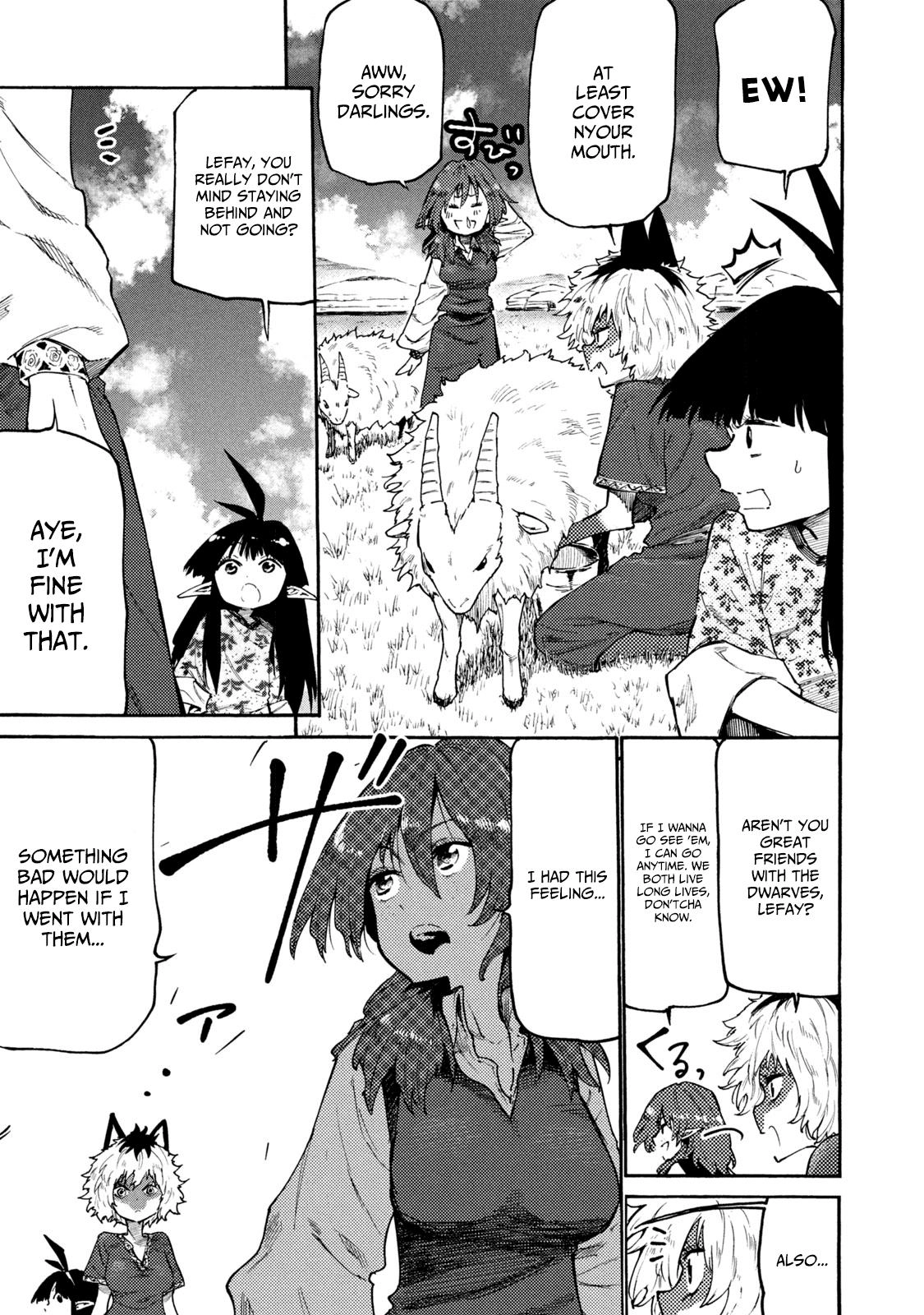 Mazumeshi Elf to Yuuboku gurashi Chapter 37 page 4 - 