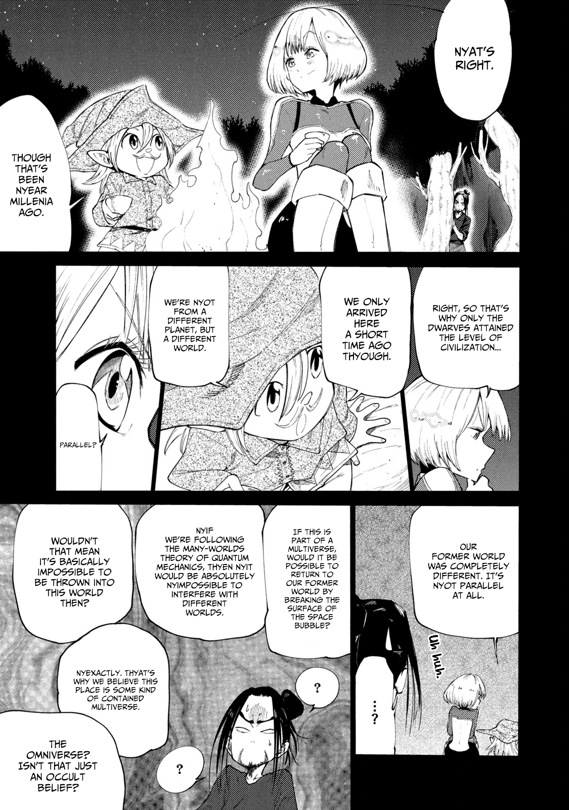 Mazumeshi Elf to Yuuboku gurashi Chapter 38.1 page 13 - 