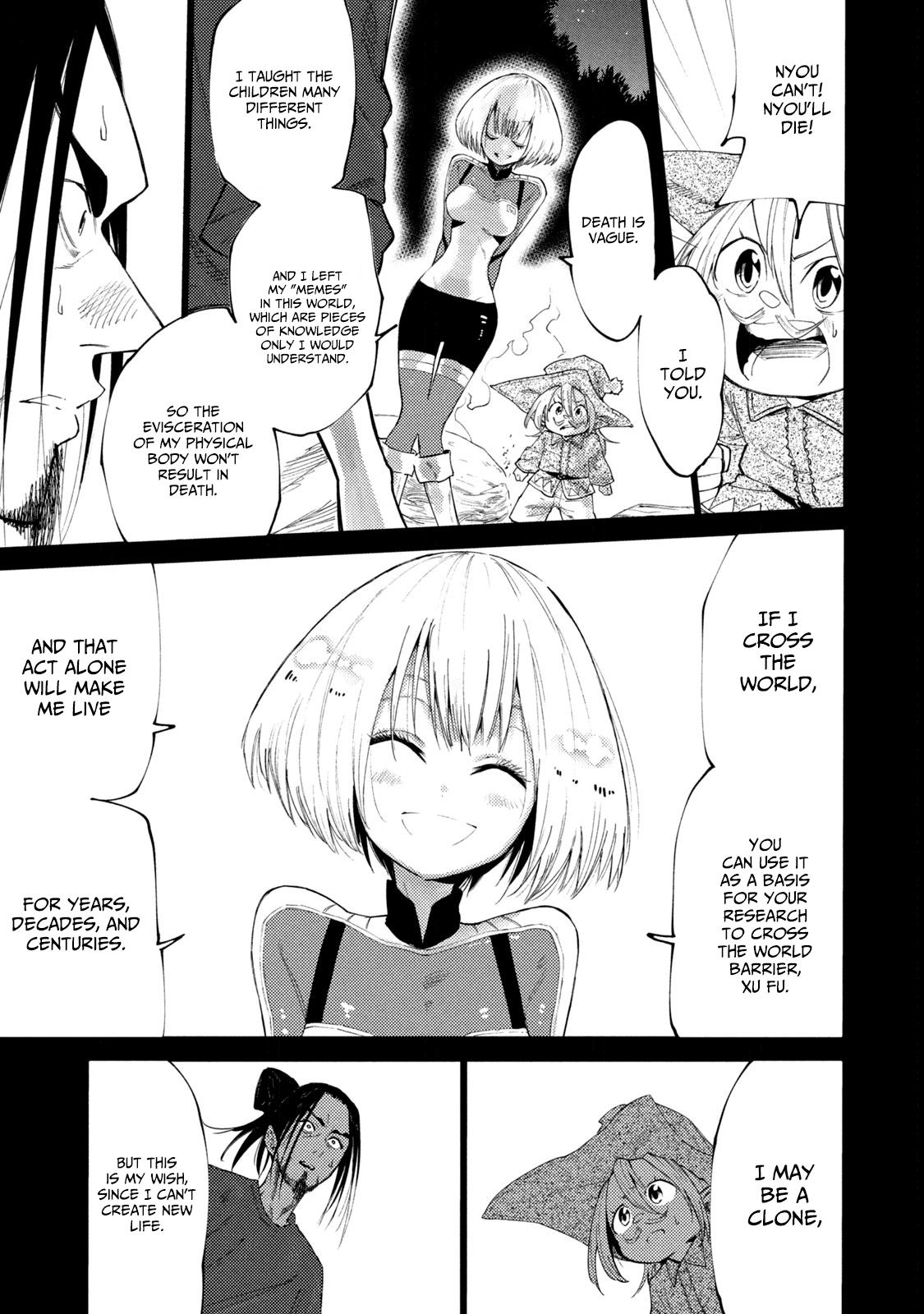Mazumeshi Elf to Yuuboku gurashi Chapter 38.5 page 18 - 