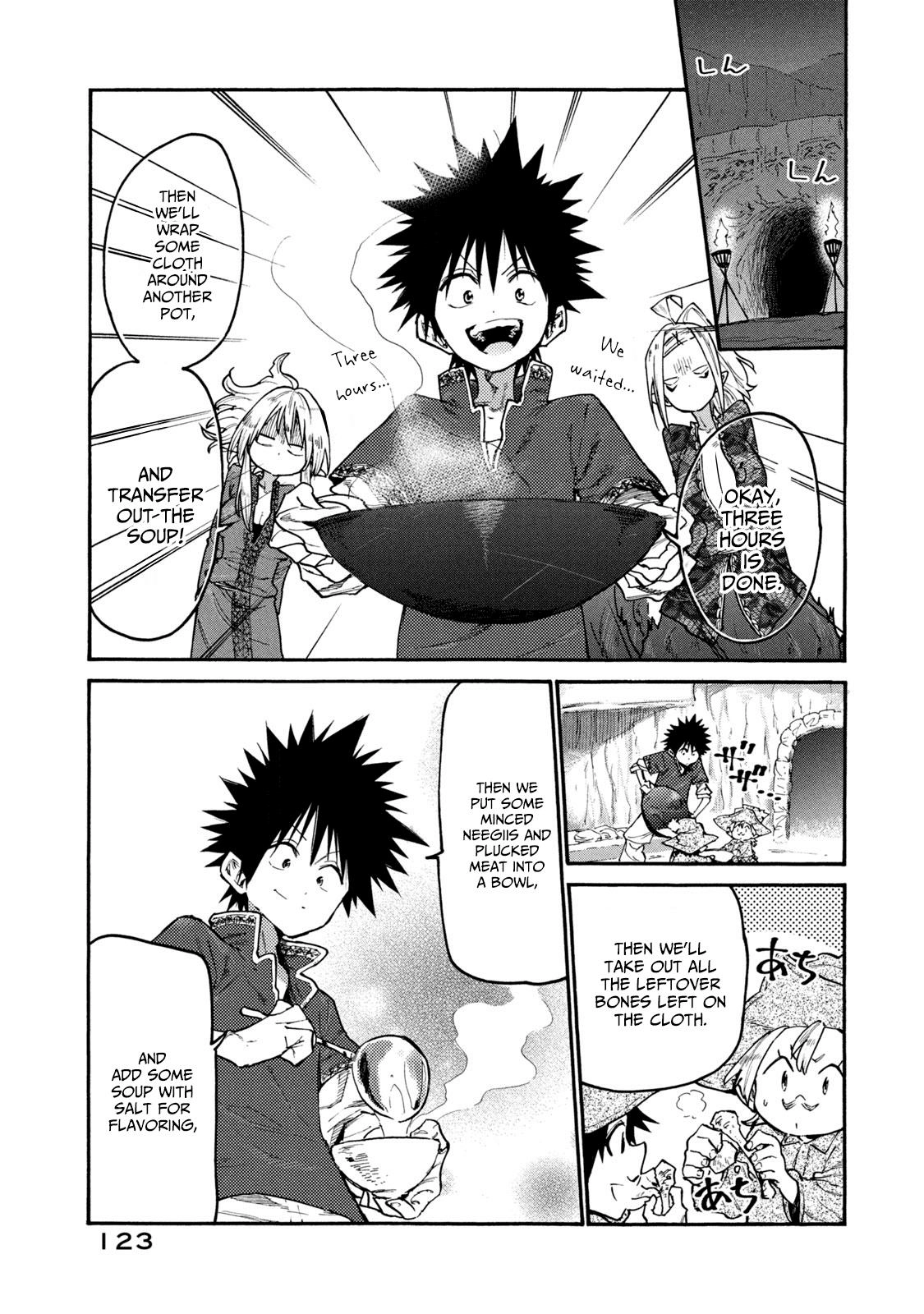 Mazumeshi Elf to Yuuboku gurashi Chapter 38 page 13 - 