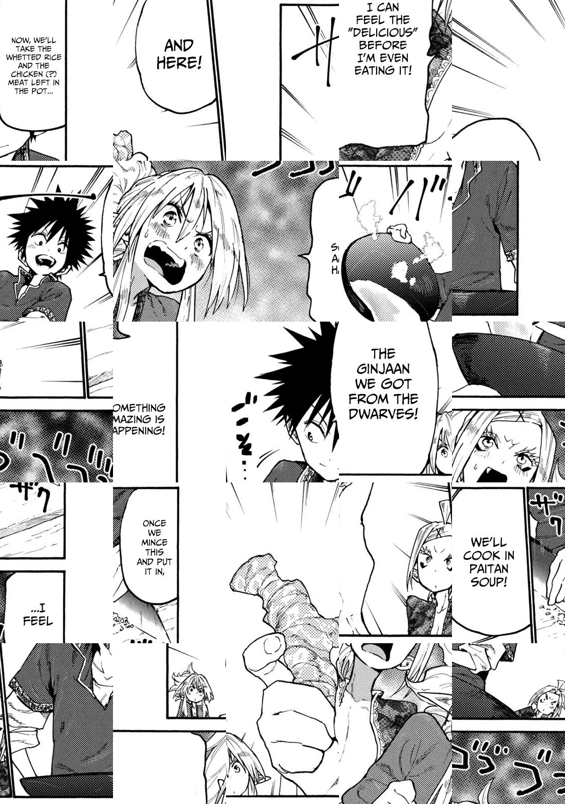 Mazumeshi Elf to Yuuboku gurashi Chapter 38 page 15 - 