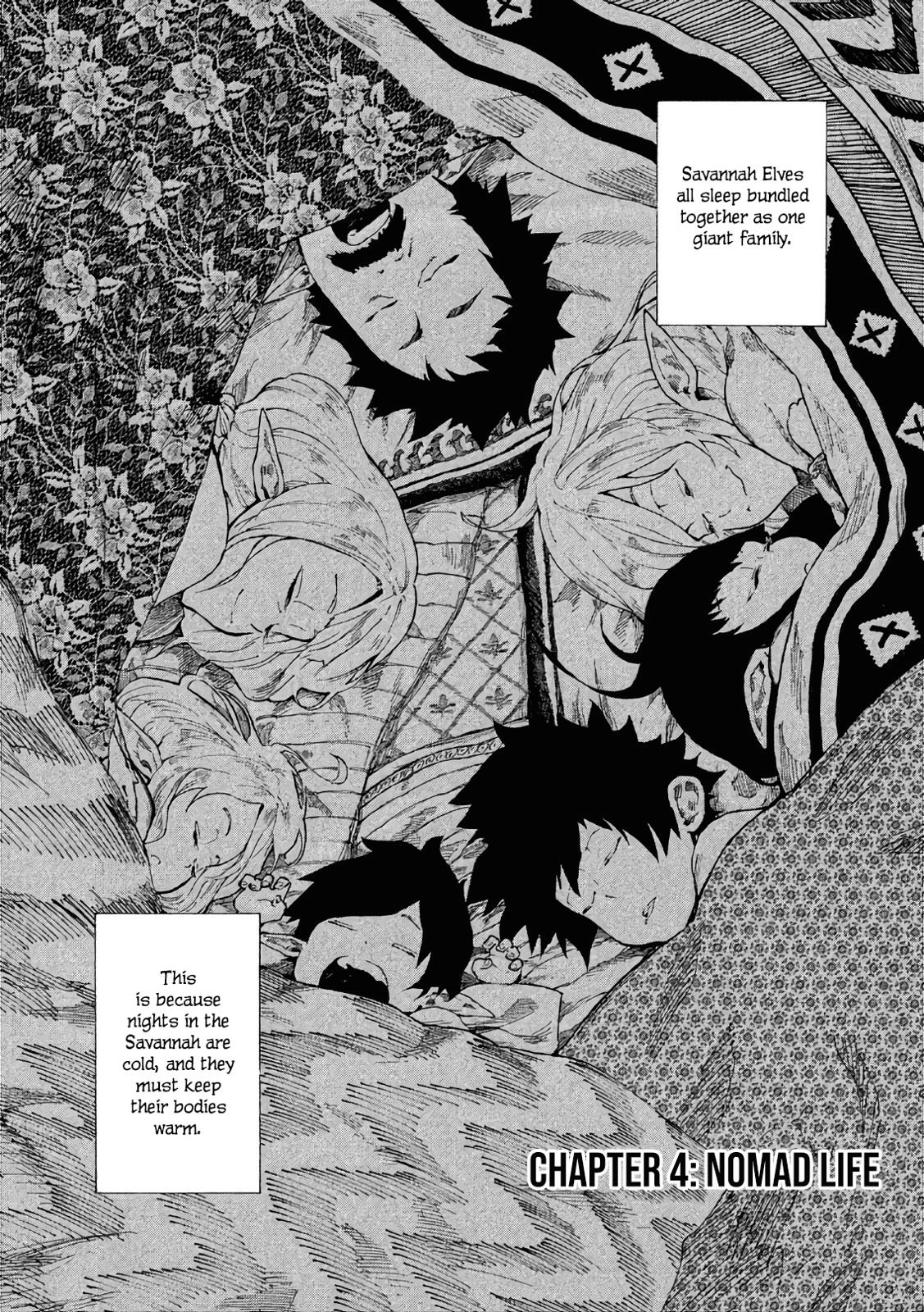 Mazumeshi Elf to Yuuboku gurashi Chapter 4 page 2 - 