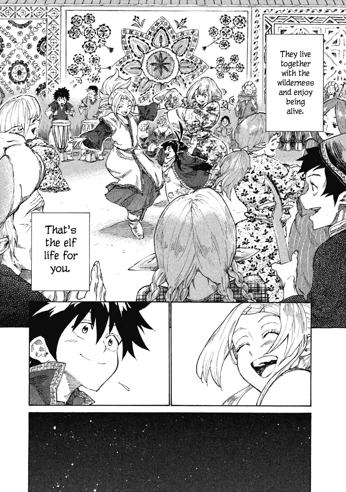 Mazumeshi Elf to Yuuboku gurashi Chapter 4 page 11 - 