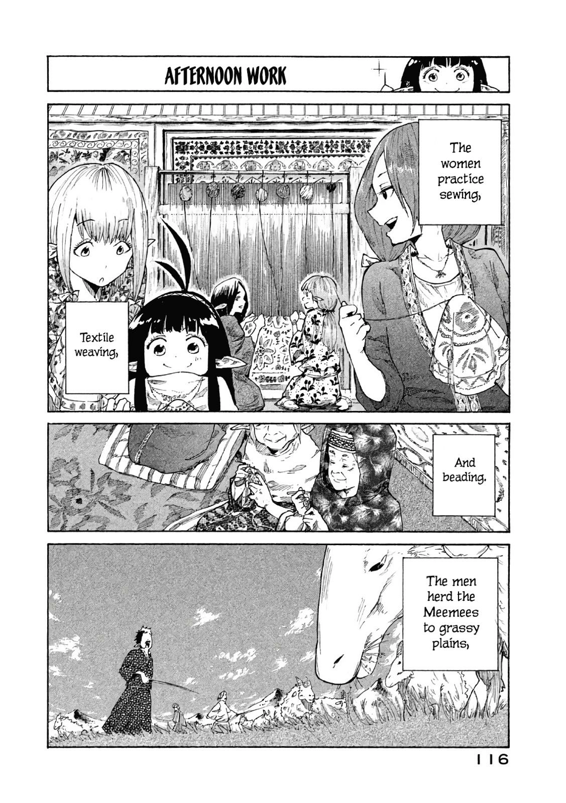 Mazumeshi Elf to Yuuboku gurashi Chapter 4 page 7 - 