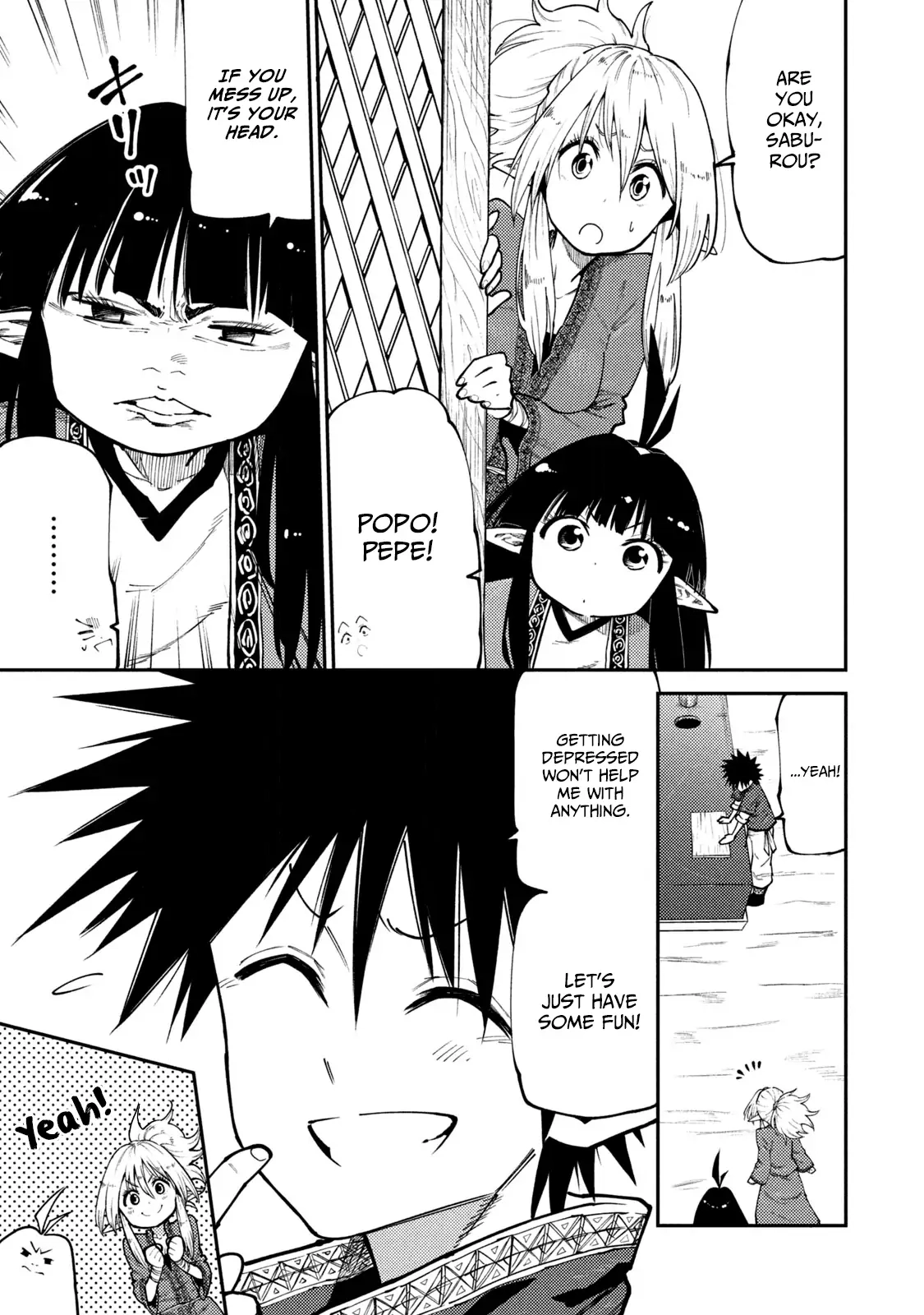 Mazumeshi Elf to Yuuboku gurashi Chapter 44 page 15 - 