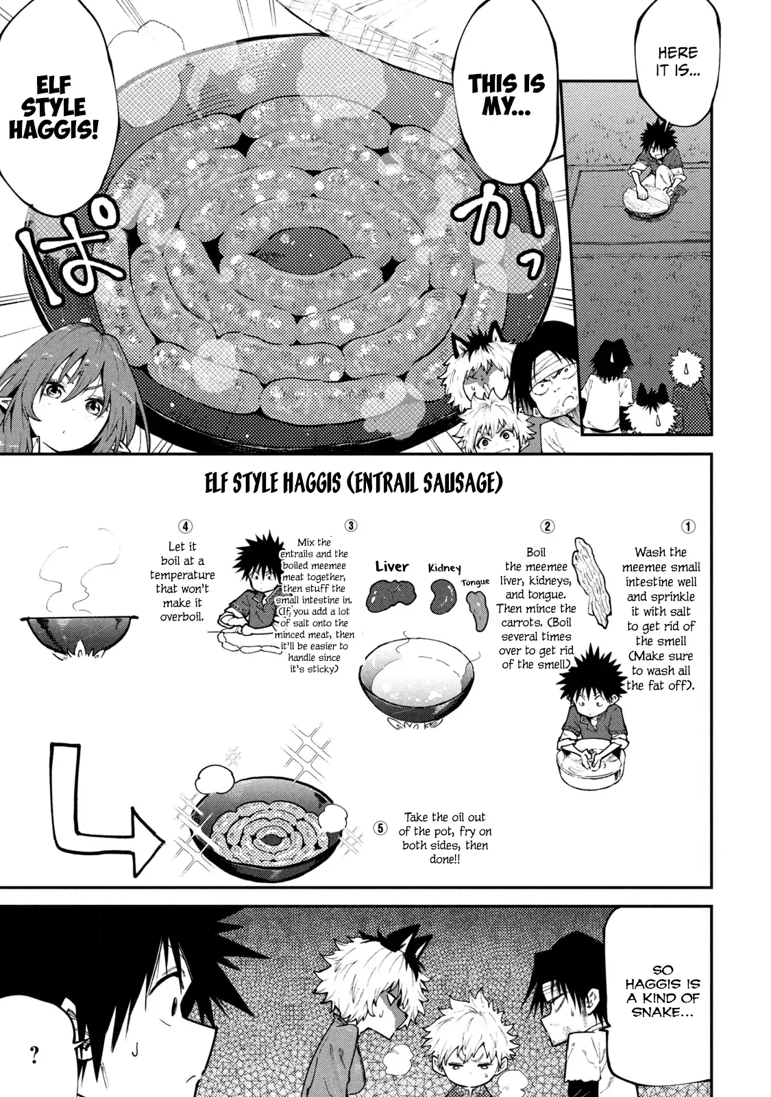 Mazumeshi Elf to Yuuboku gurashi Chapter 44 page 17 - 