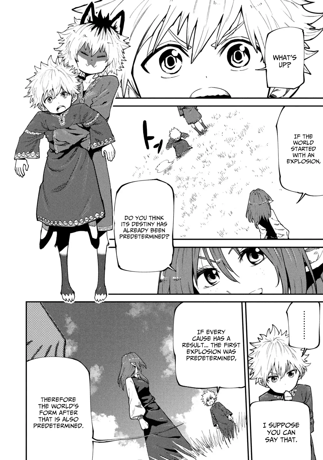 Mazumeshi Elf to Yuuboku gurashi Chapter 44 page 4 - 
