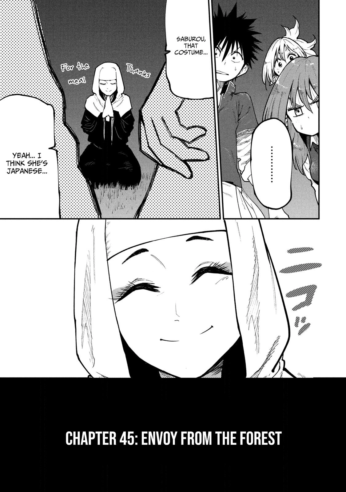 Mazumeshi Elf to Yuuboku gurashi Chapter 45 page 1 - 