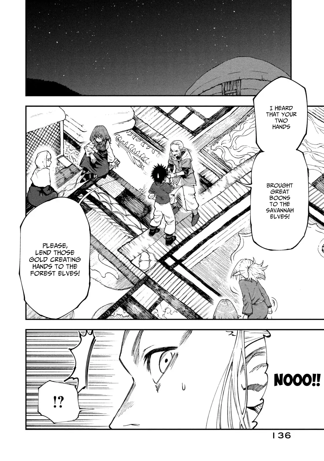 Mazumeshi Elf to Yuuboku gurashi Chapter 46 page 2 - 