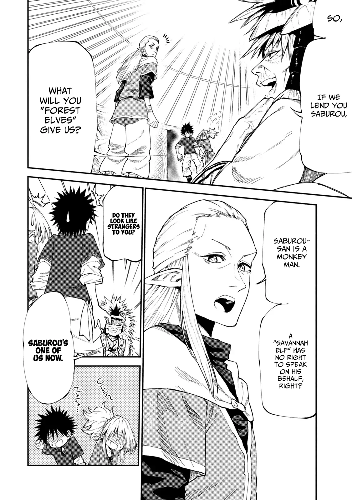 Mazumeshi Elf to Yuuboku gurashi Chapter 46 page 4 - 