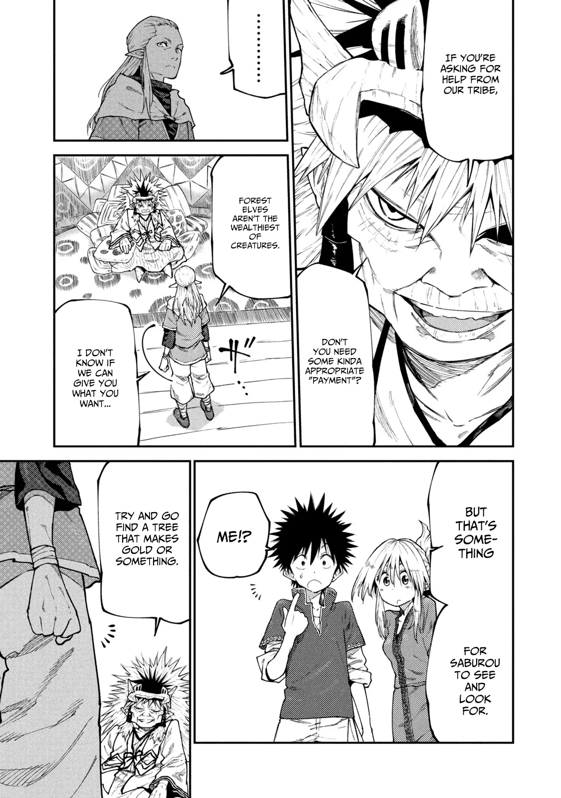 Mazumeshi Elf to Yuuboku gurashi Chapter 46 page 5 - 