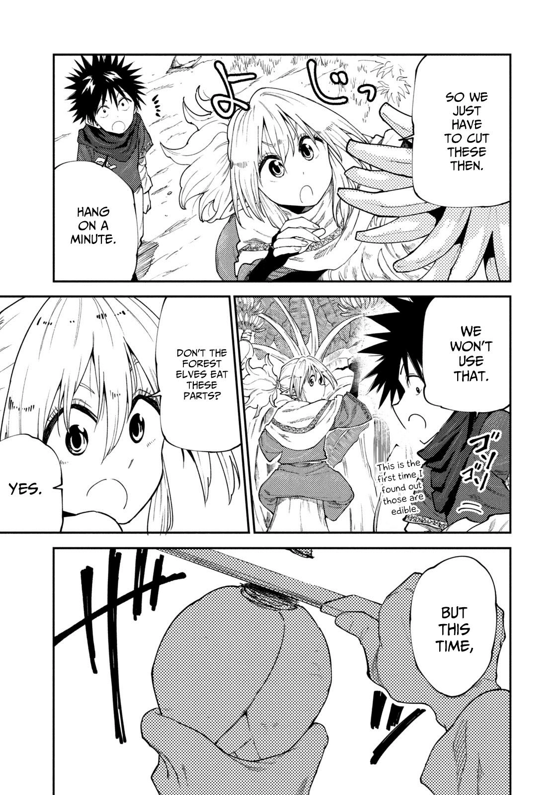 Mazumeshi Elf to Yuuboku gurashi Chapter 47 page 13 - 