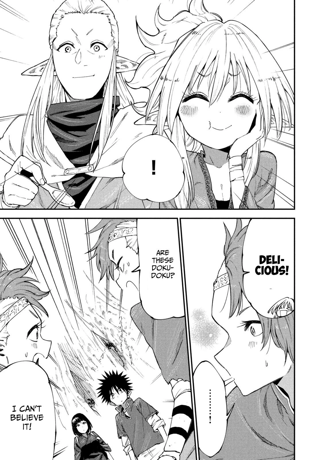 Mazumeshi Elf to Yuuboku gurashi Chapter 48 page 23 - 