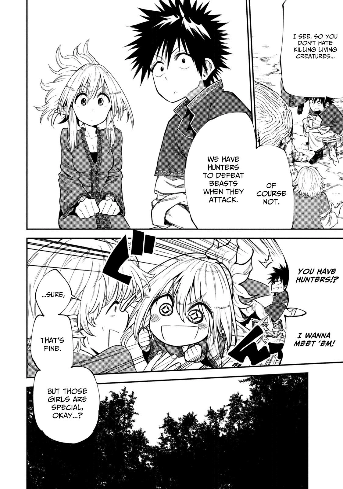 Mazumeshi Elf to Yuuboku gurashi Chapter 48 page 4 - 