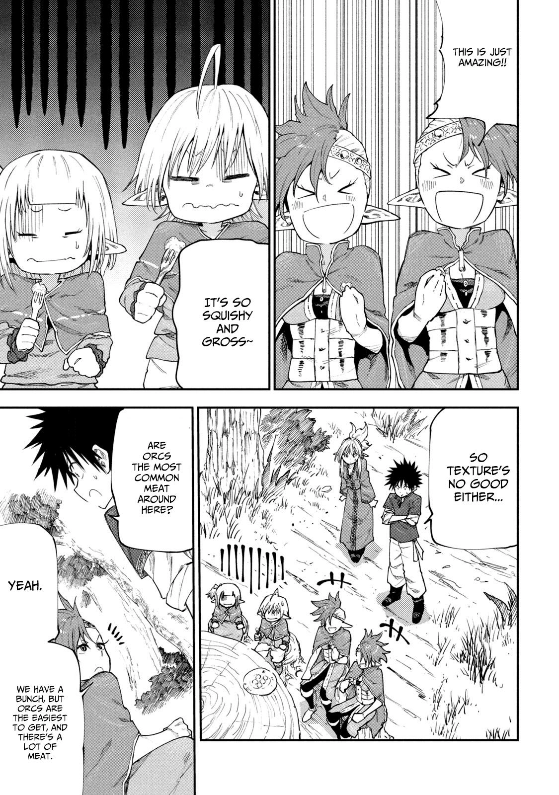 Mazumeshi Elf to Yuuboku gurashi Chapter 49 page 11 - 
