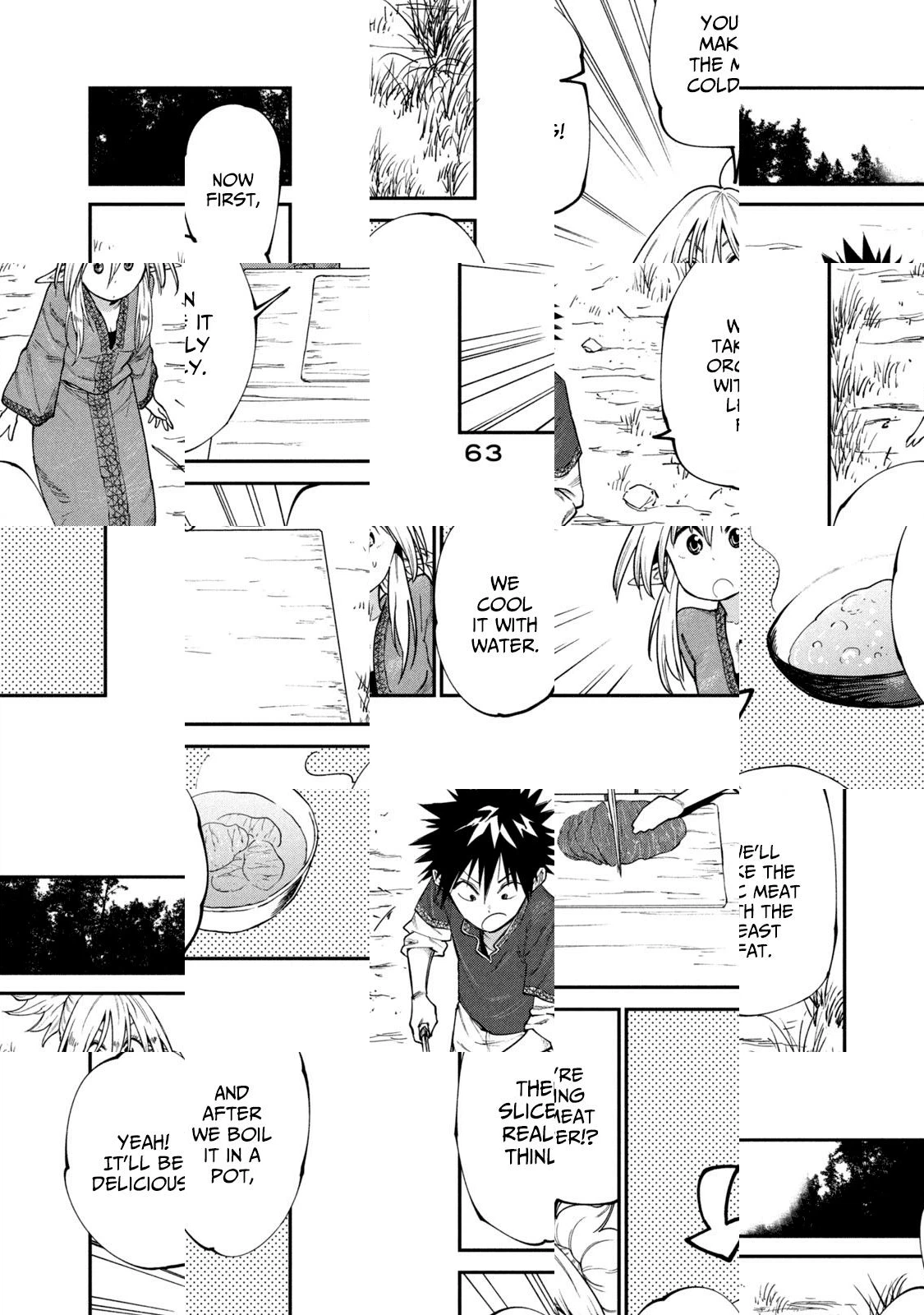 Mazumeshi Elf to Yuuboku gurashi Chapter 49 page 15 - 