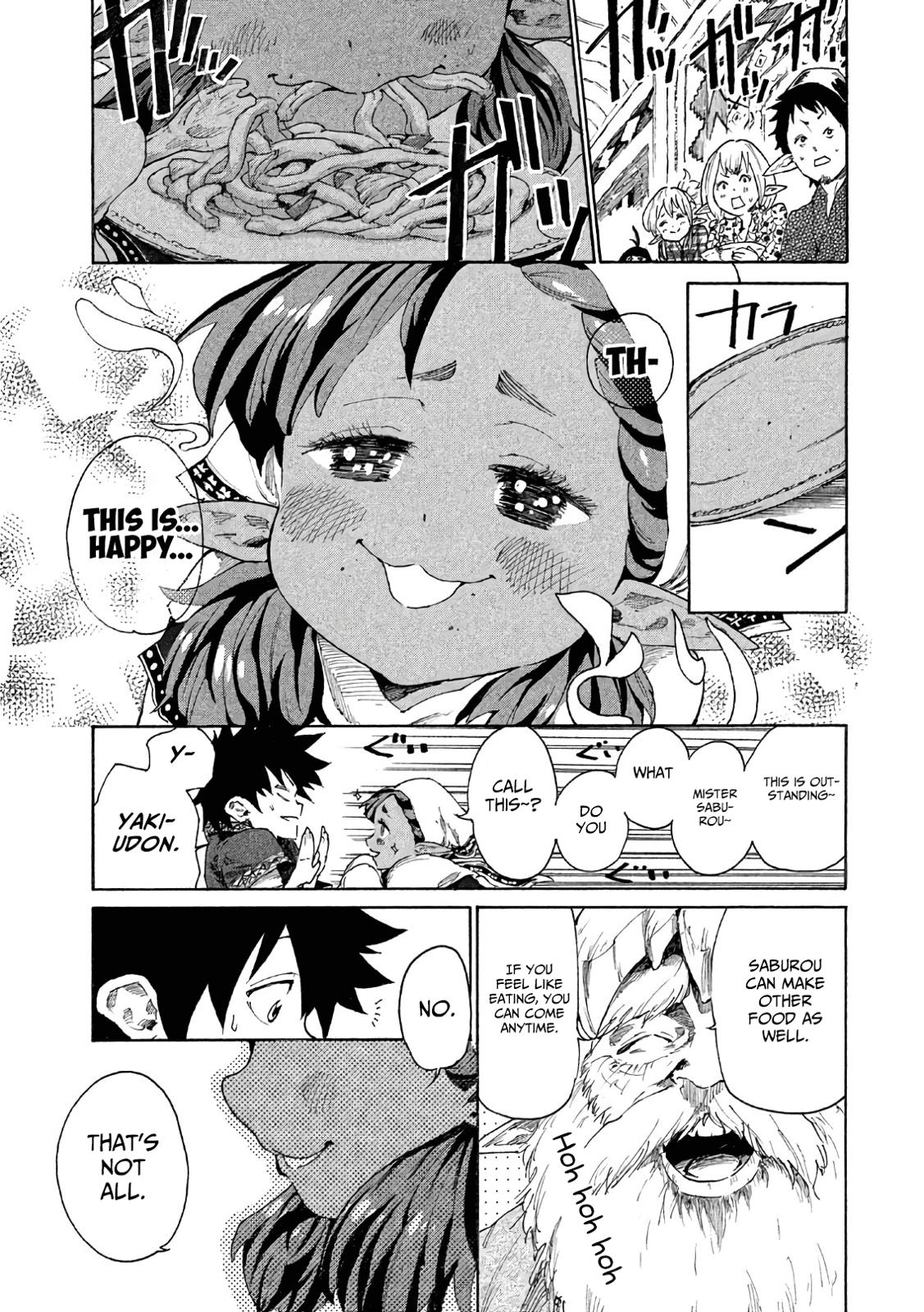 Mazumeshi Elf to Yuuboku gurashi Chapter 5 page 12 - 