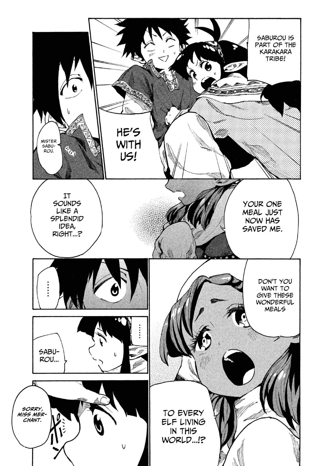 Mazumeshi Elf to Yuuboku gurashi Chapter 5 page 14 - 