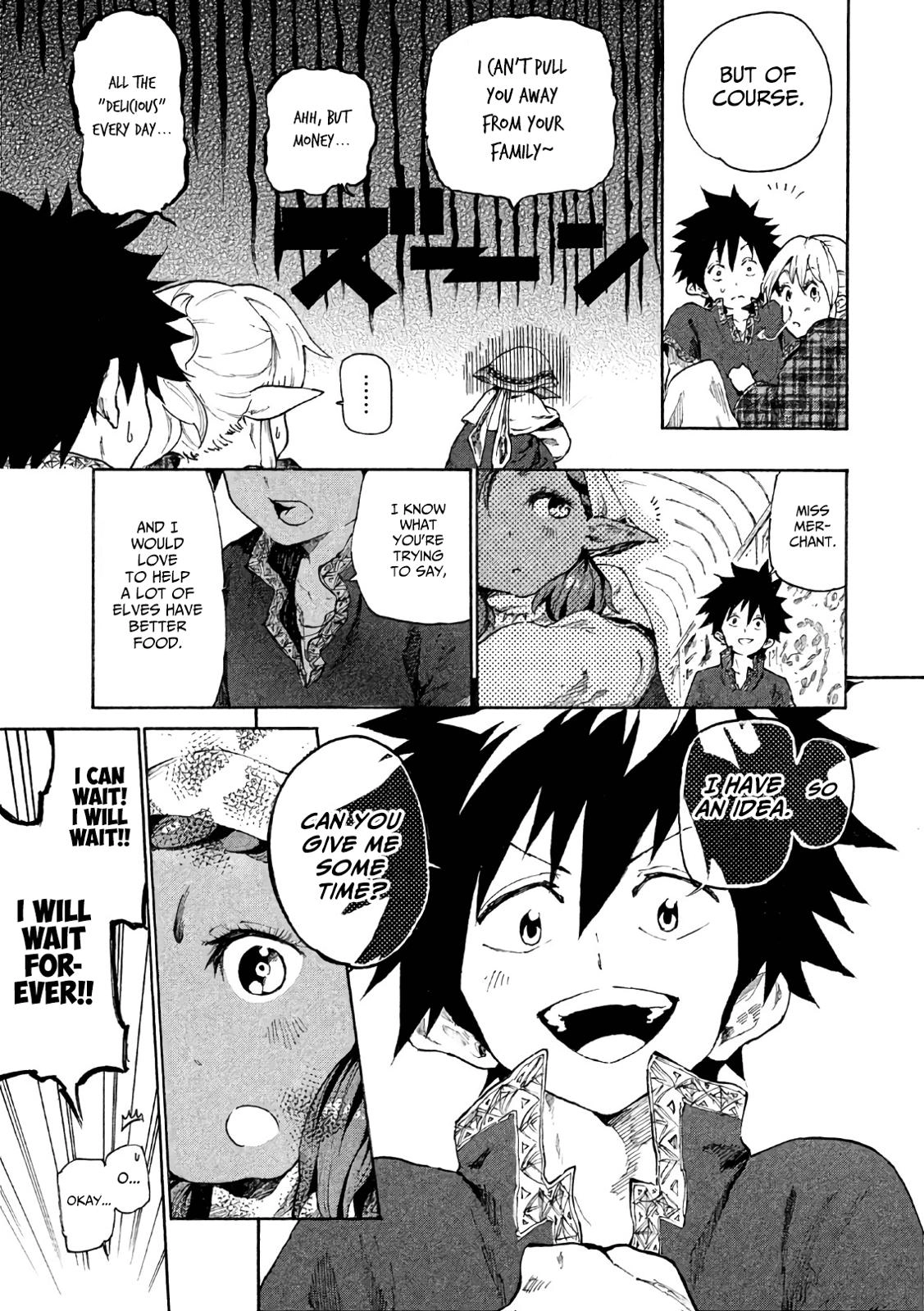 Mazumeshi Elf to Yuuboku gurashi Chapter 5 page 16 - 