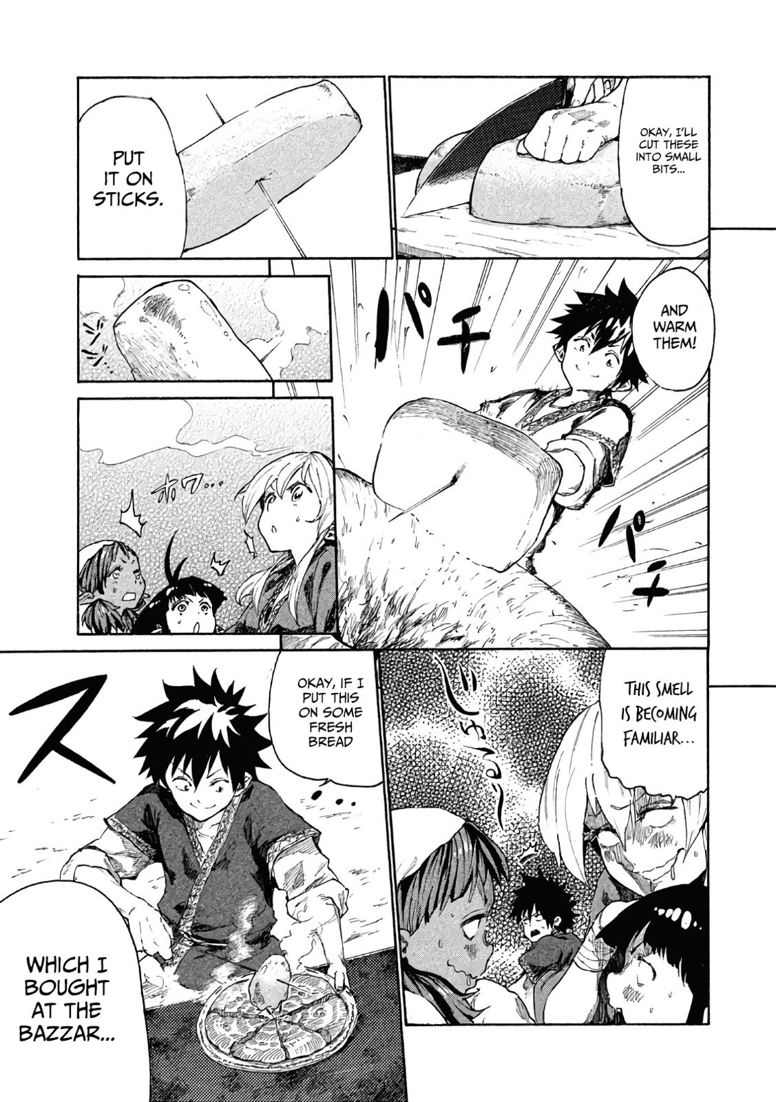 Mazumeshi Elf to Yuuboku gurashi Chapter 5 page 22 - 