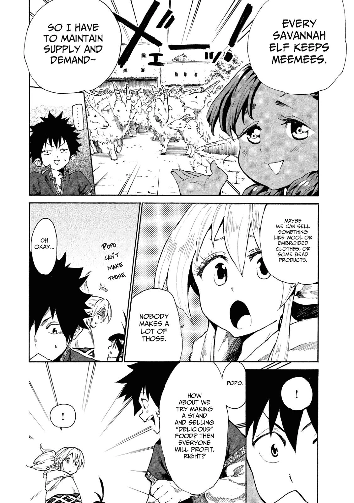 Mazumeshi Elf to Yuuboku gurashi Chapter 5 page 7 - 