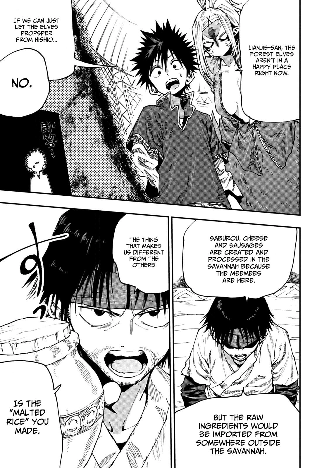 Mazumeshi Elf to Yuuboku gurashi Chapter 54 page 11 - 