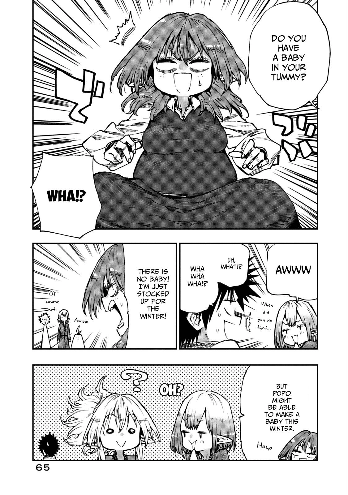 Mazumeshi Elf to Yuuboku gurashi Chapter 56 page 3 - 