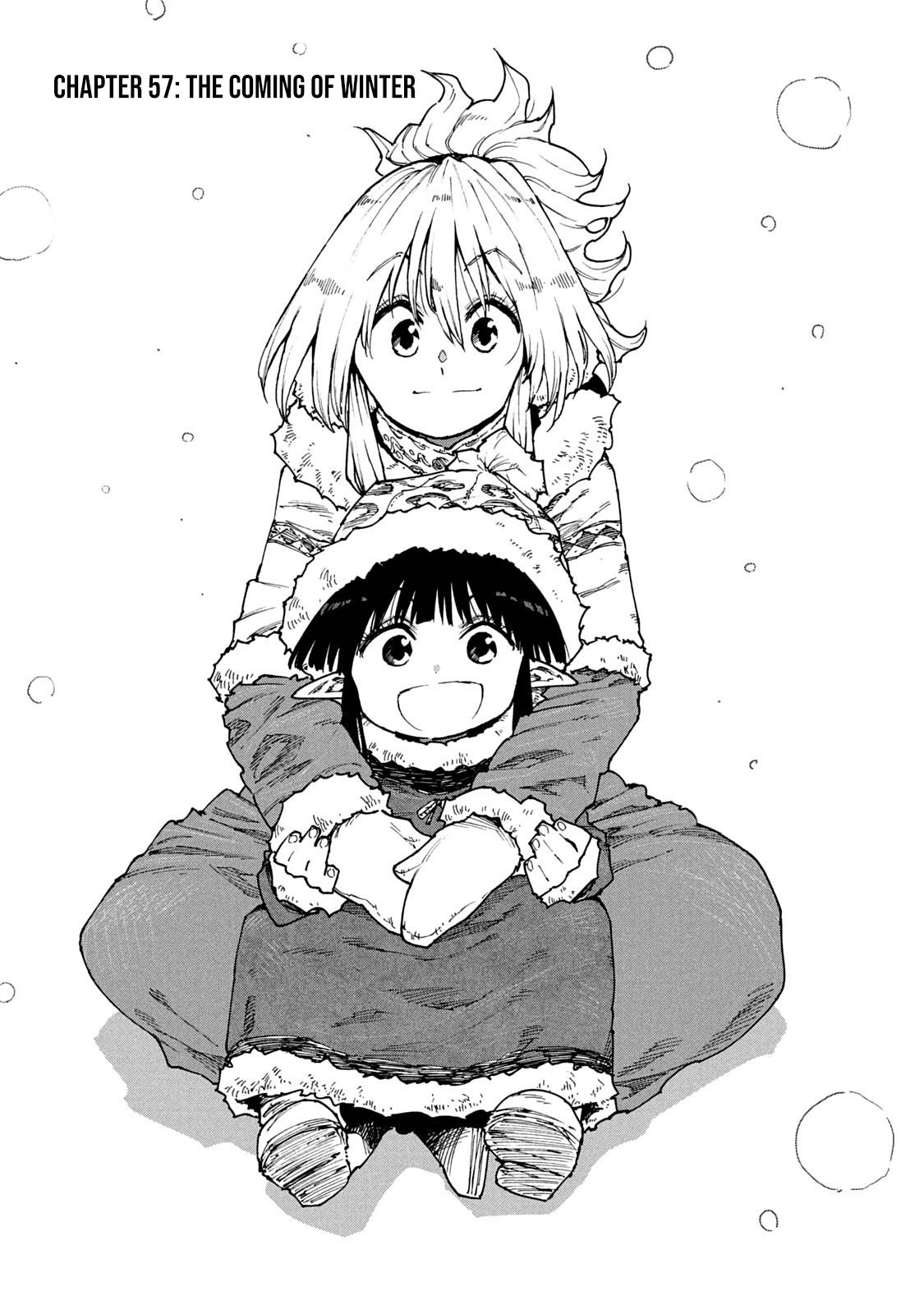 Mazumeshi Elf to Yuuboku gurashi Chapter 57 page 1 - 