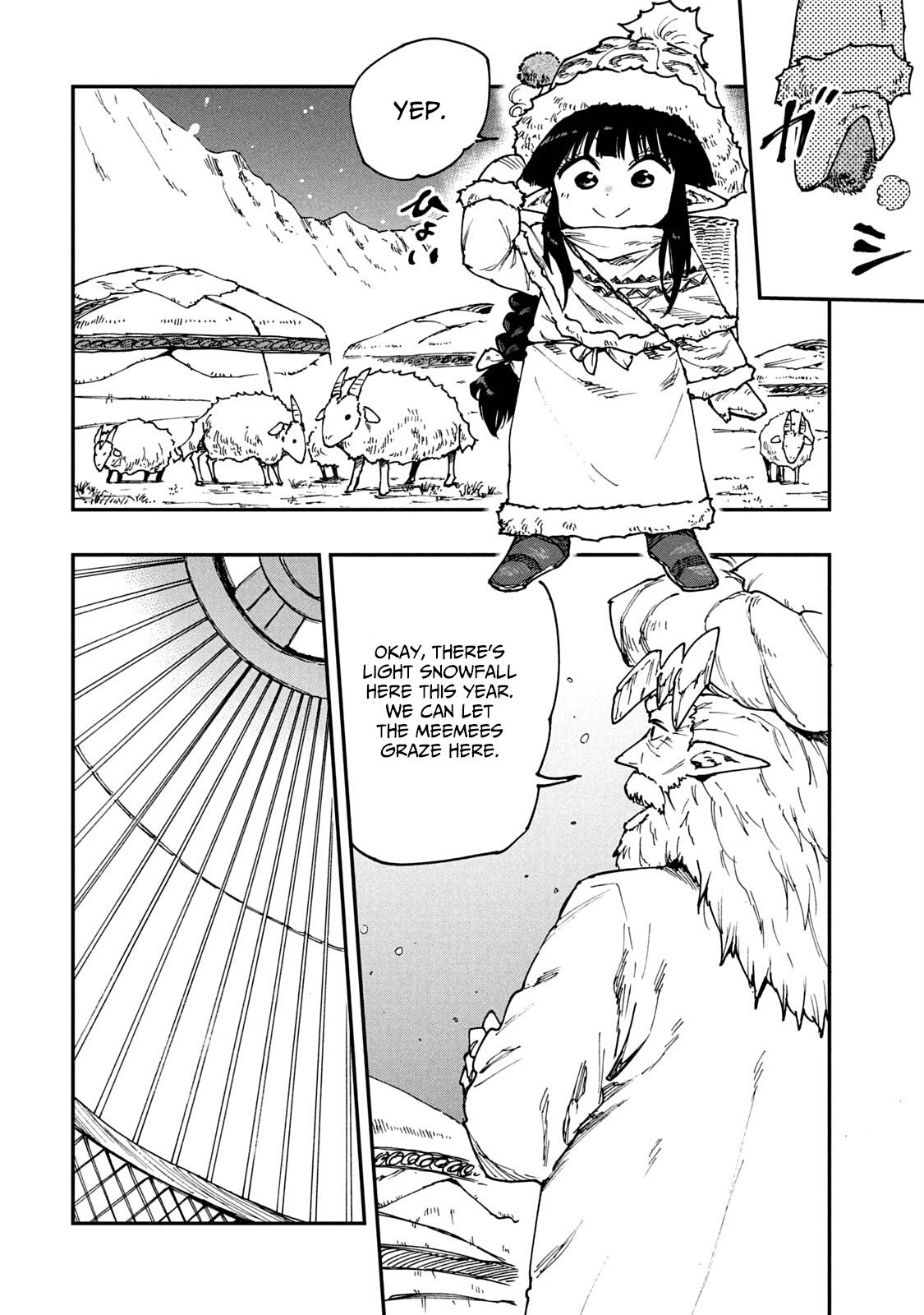 Mazumeshi Elf to Yuuboku gurashi Chapter 57 page 4 - 