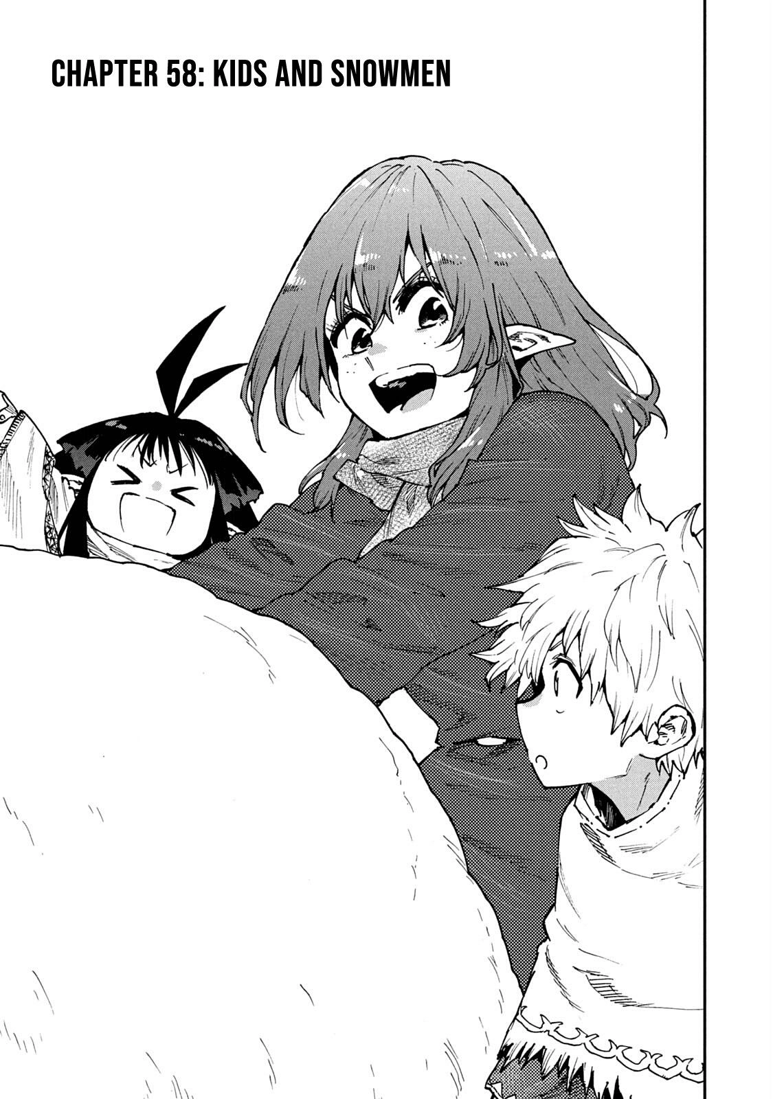 Mazumeshi Elf to Yuuboku gurashi Chapter 58 page 1 - 