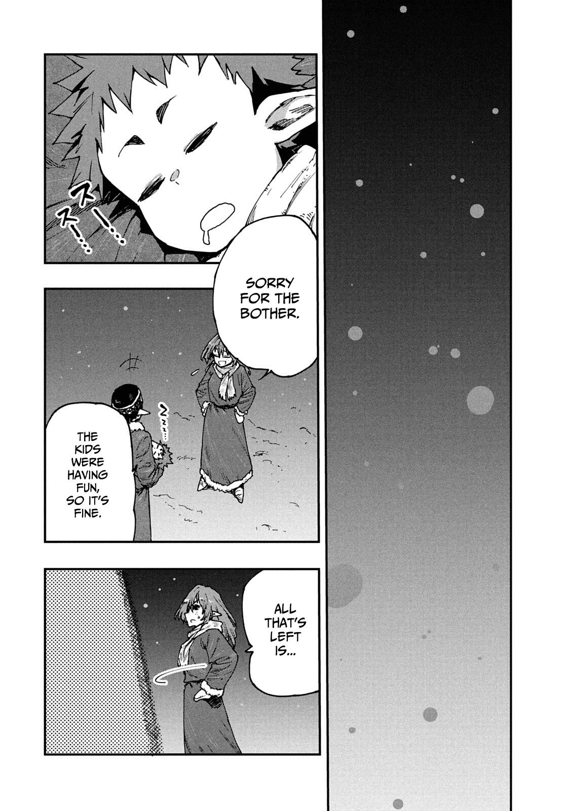 Mazumeshi Elf to Yuuboku gurashi Chapter 58 page 16 - 