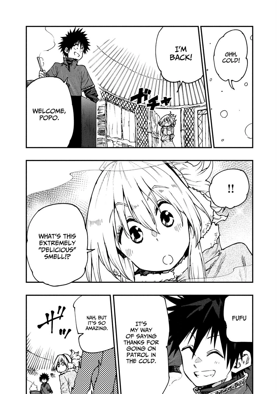 Mazumeshi Elf to Yuuboku gurashi Chapter 58 page 3 - 