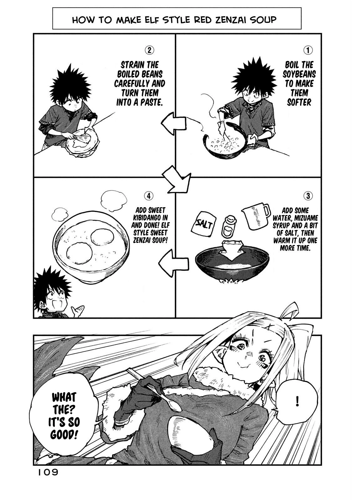 Mazumeshi Elf to Yuuboku gurashi Chapter 58 page 5 - 