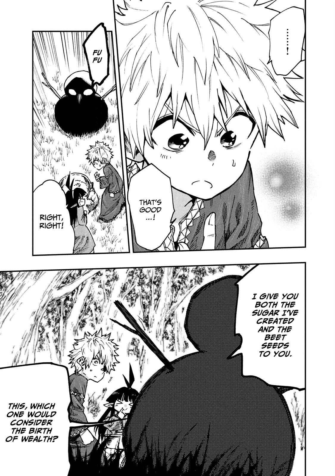 Mazumeshi Elf to Yuuboku gurashi Chapter 59 page 19 - 