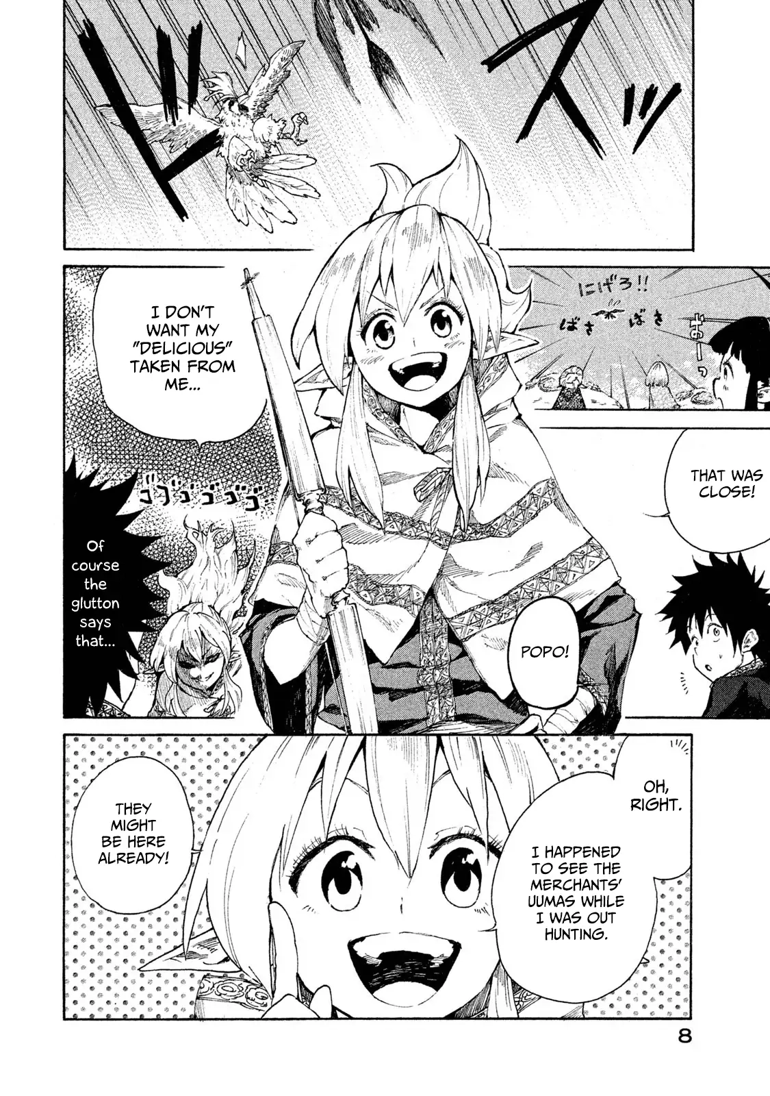 Mazumeshi Elf to Yuuboku gurashi Chapter 6 page 11 - 