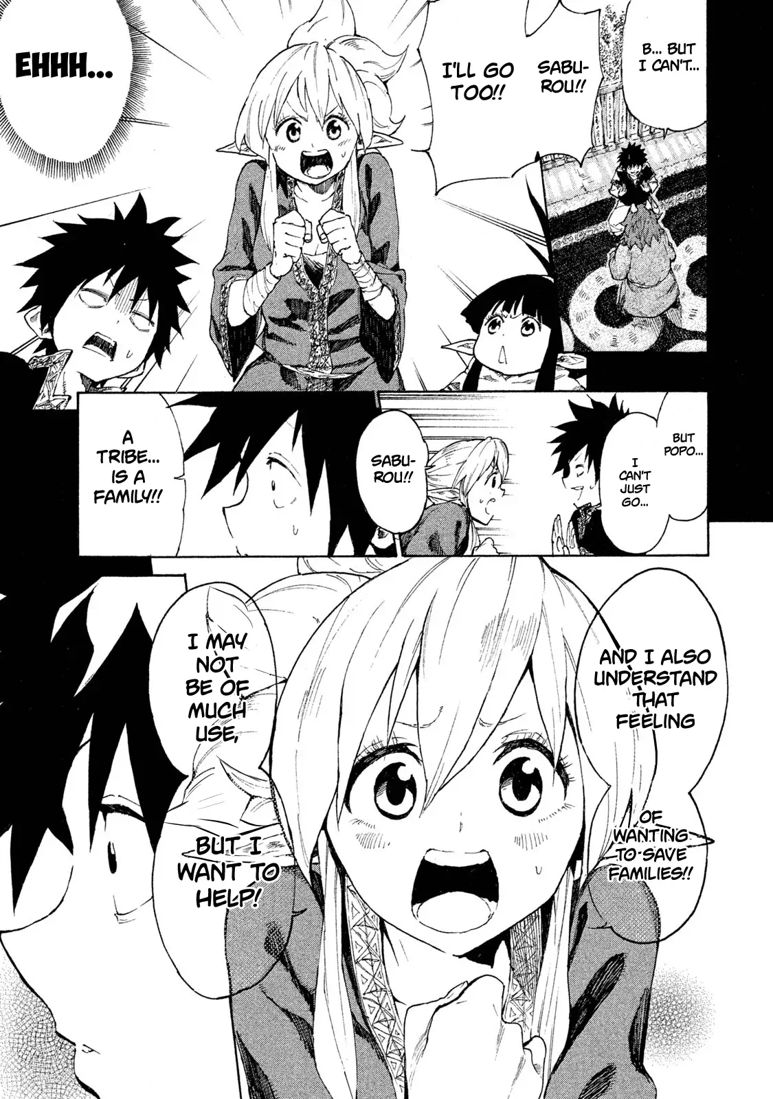 Mazumeshi Elf to Yuuboku gurashi Chapter 6 page 34 - 